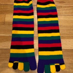 Rainbow Pride Toe Socks
